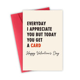 Funny Valentines Card Gift For Husband Wife, Hilarious Valentine’S Day Cards For Him Her, Happy Valentines Day Card From Wife Husband, But Today You Get A Card.