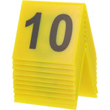 Acrylic Double-Sided Reusable Number Markers 1-10 For Restaurant Table Numbers Game Supply And Party Event Seating Signs