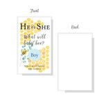 It'S A Boy Gender Reveal Scratch Off Cards | Gender Reveal Party Scratch Offs | Bee Theme Gender Reveal Games Party Favors | Baby Shower | Gender Announcement (It'S A Boy)