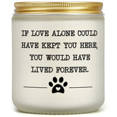 Pet Memorial Gifts For Loss Of Dog Cat, Sympathy Gift For Pets Loss, Dog Bereavement Cat Memorial Candle, Remembrance Present In Memory Of Cat, Passing Away Condolence Presents For Friends Pet Owner