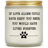 Pet Memorial Gifts For Loss Of Dog Cat, Sympathy Gift For Pets Loss, Dog Bereavement Cat Memorial Candle, Remembrance Present In Memory Of Cat, Passing Away Condolence Presents For Friends Pet Owner