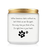 Sympathy Candle Gift For Loss Of Dog, Pet Memorial Gifts For Dogs, Cats