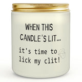 Funny Gifts For Men - Scented Lavender Candles For Him, Couples, Guys & Friends - Birthday, Anniversary & Christmas