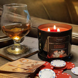 Tuscany Candle Tobacco Leather Scented Jar Candle, 15 oz