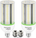 40W LED Corn Light Bulb 400W Equivalent 5600 Lumens 5000K Daylight E26 E39 Base