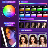 P120 RGB Handheld Photography Light App Control 1350LM LED Video Light Wand Waterproof