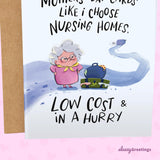Funny Mother'S Day Card - Hilarious Birthday Card For Mom - Happy Mothers Day Cards From Daughter Son - Low Cost And In A Hurry