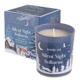 Christmas Scented Jar Candle - 6Oz Soy Wax Candle - Silent Night Softness Infused With Fresh Cut Spruce Branches Aroma - With Beautiful Keepsake Box Special For Christmas/Holiday Gifts