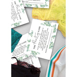 Bridal Shower Game 1 Sign + 30 Size Card White Greenery Girls Night Out Bachelorette Party Drop Your Panties Game