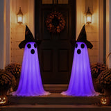 Halloween Decorations Outdoor, 2Pcs Ghost Halloween Porch Decor Indoor