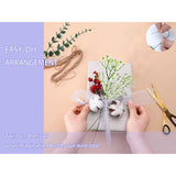 Artificial Baby'S Breath Flowers, 8 Pcs White Babies Breath Flowers Artificial Bulk, Real Touch Babys Breath Artificial Flowers Gypsophila Bouquet For Wedding Floral Arrangement Home Decor
