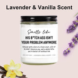 Funny Scented Candles, Divorce Gifts For Women, Divorce Party Decorations - Cheer Up, Breakup Gifts For Women, Newly Divorced Woman, Her - Break Up, Ex Boyfriend Presents - 9 Oz