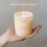Eucalyptus, Fig & Sandalwood – Scented Candle For Home | 8Oz, 45-Hour Burn | Natural Soy Wax, Cotton Wick | Malibu Sands Collection, Gift For Women & Men