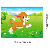 Pin The Tail On The Dog Birthday Party Game With 48Pcs Bones, Give The Puppy A Bone Game For Kids' Dog Birthday Party Supplies