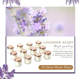 24 Pcs 4Oz Mini Mason Jar Candles Bulk Small Lavender Scented Candles For Wedding Christmas Halloween Birthday Thank You Gifts For Coworker Staff(Rose Gold)