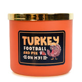 Colonial Candle Thanksgiving Scented Candle, Turkey-Football-Pie, Festive Scent, 14 oz - Made in The USA