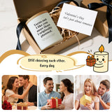 Funny Gifts For Him Her Couple Valentines Day Candle For Boyfriend Girlfriend Romantic Gift For Girlfriend Husband Wife, New Relationship Anniversary Birthday Gifts For Women Men Valentine Love Candle