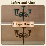 Antique Gold Paint Metallic Acrylic, Gold Leaf Touch-Up Paint For Wood, Metal, Arts & Crafts, Home & Wall - Water-Based, Non-Toxic, Odorless, Non-Fading Formula For Long-Lasting Brilliance(1 Fl Oz, Bronze)