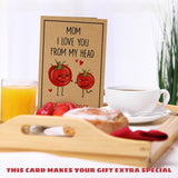 Valentines Day Card For Mom From Daughter, Son - Valentines Cards For Mom, Valentine'S Day Gifts For Mommy Mama - 5.3''X 8.0'' Cute Funny Romantic Greeting Card With Red Envelope