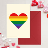 Valentines Day Card With Envelope - Sweetest Day Cards For Husband, Wife, Girlfriend, Boyfriend And Fiance - Romantic Bday Cards 5X7 Inch
