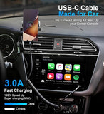 2 Pack 3FT Coiled USB A to USB C Fast Charging Cable for iPhone 17 16 15 Samsung Galaxy