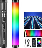 TLX1 RGB Tube Light Portable LED Video Light with App Control Rechargeable Magnetic Design