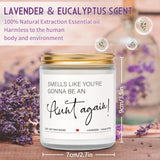 Pregnancy Announcement For Aunt, Baby Announcement Gifts - Lavender Candles, Baby Reveal Gifts For Auntie, Sister, Friend, Promoted To Aunt Ideas
