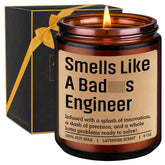 Candle, Engineer Gifts For Men, Women - Graduation, Valentines Day, Birthday, Engineering Gifts For Engineers, Students, Grads - Mechanical Civil Electrical Software Aerospace Engineering Ideas