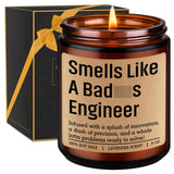 Candle, Engineer Gifts For Men, Women - Graduation, Valentines Day, Birthday, Engineering Gifts For Engineers, Students, Grads - Mechanical Civil Electrical Software Aerospace Engineering Ideas