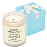 Thank You Gifts For Women, You Are Amazing Lavender Candle, Birthday Gifts For Women, Best Friend Gift, Inspirational Friendship Gift For Friends, Bestie, Sisters