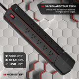 Power Center Vertex XL 10 Outlet Surge Protector 20W USB C USB A