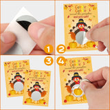 36 Pcs Thanksgiving Turkey Scratch Off Cards For Adults Thanksgiving Party Family Group Activity Thankful Raffle Tickets Fall Event Supplies
