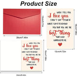 I Love You Card, Romantic Greeting Card With Envelope, Valentine’S Day Gifts,Sweet Card For Wife Husband Girlfriend Boyfriend Just Because