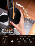 2-In-1 Cup Holder Cell Phone Holder For Your Car Bottle Friendly Cup Cell Phone Holder Mount For Car Height Adjustable Sturdy Fit 4-7 Inches Phones