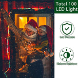 2 Pack Christmas Mini String Lights Decor Warm White Total 33 Ft 100 Led Timer 8 Modes Battery Operated Waterproof Each