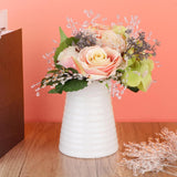 Fityle 50Pcs Crystal Bud Branches Artificial Flower Twigs For Wedding Party Home Decor Floral Crafts - White, 15Cm
