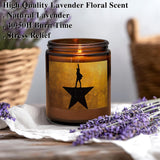 Broadway Musical 7Oz Theatre Lavender Scented Jar Candle Music Lovers Inspirational Gift (Candle-Hami)