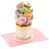 Hallmark Paper Wonder Mother's Day Pop Up Card (Bouquet, Gold Vase)