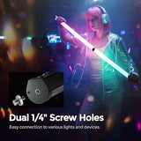 RGB Tube Light 5200mAh Magnetic Handheld LED Video Light Wand 2500K 9900K for Studio Vlog