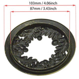 1Pcs Lid Jar Candle Topper Scented Candles Toppers Cover (Bronze)