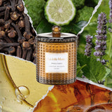 Sahara Amber Scented Candle | Bergamot, Clove & Amber | 10 Oz Soy Candle | Natural Soy Wax | 55 Hours Clean Burn | Gift-Ready For Cozy Nights | Elevated Home Décor