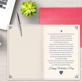 Sweet Valentine'S Day Card For Husband, Romantic Valentines Gift From Wife, Heartfelt Love Poem Greeting Card, To My Husband On Valentine'S Day