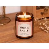 Yorkie Gifts & Decor, Yorkie Gifts For Women & Men, Dog Mom Gift, Yorkshire Terrier Gift - Lavender & Eucalyptus Soy Wax Scented Candle, 7Oz