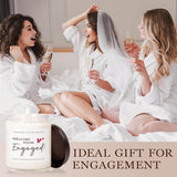 Engagement Gifts For Couples, 9Oz Lavender Scented Soy Wax Candle, Bride To Be, Engagement Gifts For Women, Engaged Candle, Bachelorette, Bridal Shower, Fiance Present