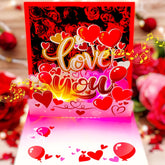 Valentine’S Day Card, Musical Pop Up Cards, Anniversary Card With Light And Music, Romantic Greeting Card For Women Men Children, Envelope Included.