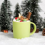 Hot Cocoa Mug Candle, Valentine’S Day Candle Gift For Her, 12.5Oz Chocolate & Creamy Marshmallow Soy Wax For Home Décor, Romantic Gifts For Women Girlfriend Wife Couples