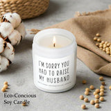 Gifts For Mother In Law, Funny Mom Dad Candles, Mother'S Day Father'S Day Gift For Parents In-Laws, 9Oz Lavender Soy Scented Candles For Women, Unique Christmas Birthday Gifts Valentines Day