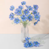 4Pcs 24In Cosmos Artificial Flowers, Bendable Silk Faux Wild Flowers Arrangements For Vase, Realistic Fake Flower For Diy Table Kitchen Home Office Cafe Party Decor