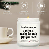 Daughter Gifts From Mom, Lavender Scented Soy Wax Candle, Funny Son Birthday Gifts, Christmas Graduation Birthday Gift For Daughter Son(7Oz)