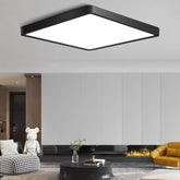 12 Inch Square LED Ceiling Light 24W Black Slim Flush Mount Fixture